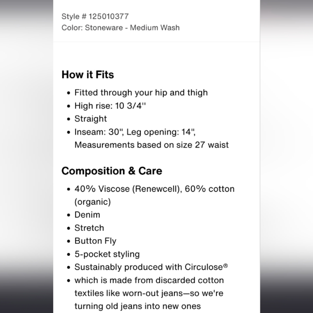 NWT Levi's Circular 501 Original Jeans 29 x 32 - Picture 14 of 14